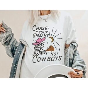 Cowgirl Shirt Western Country Concert Graphic Tee Rodeo Style Top
